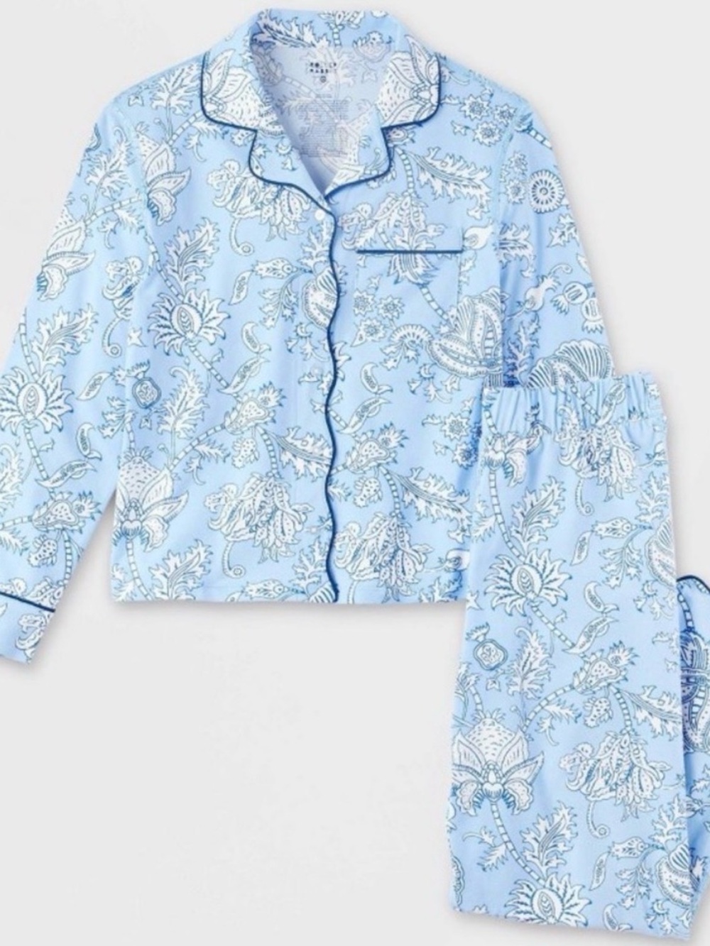 Roller Rabbit Target Adaptive Vines Blue Floral Girls’ Pajamas New